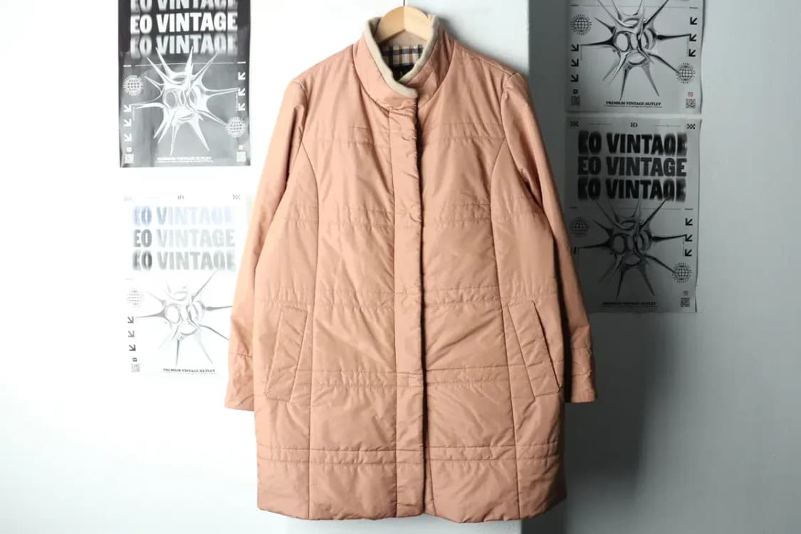 W(M-L) 닥스 패딩 점퍼자켓 경량 카멜 롱-16219 상품이미지2