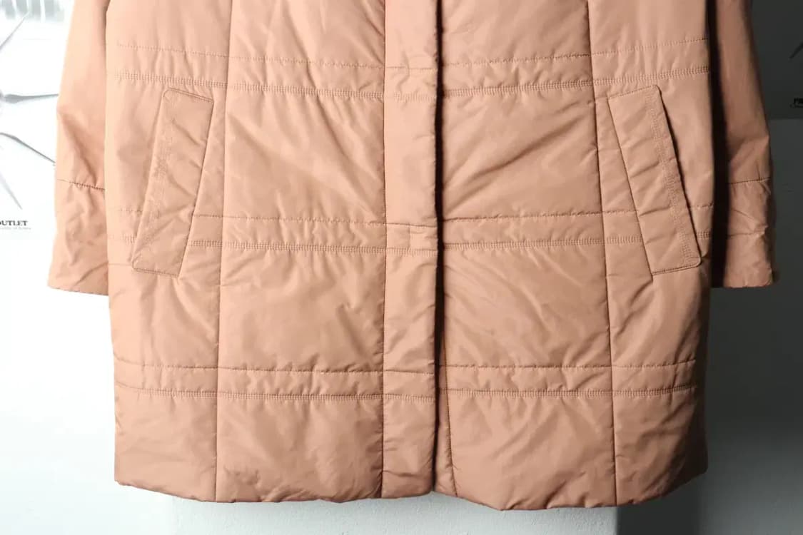 W(M-L) 닥스 패딩 점퍼자켓 경량 카멜 롱-16219 상품이미지4