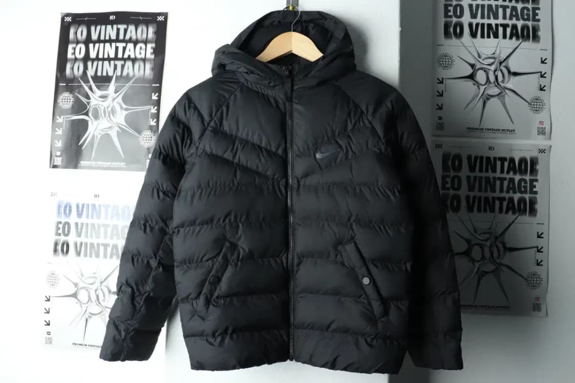(M) 나이키 패딩 점퍼자켓 아동 키즈 트리플블랙-1621C 상품이미지2