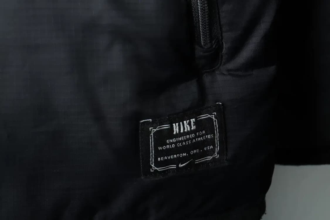 (M-L) 나이키 패딩 점퍼자켓 구스다운 블랙 올드스쿨 푸퍼-1621E 상품이미지6