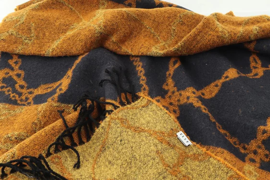 (F) 엘르 목도리 머플러 롱 숄 포근 따뜻 패턴-25F6 상품이미지2