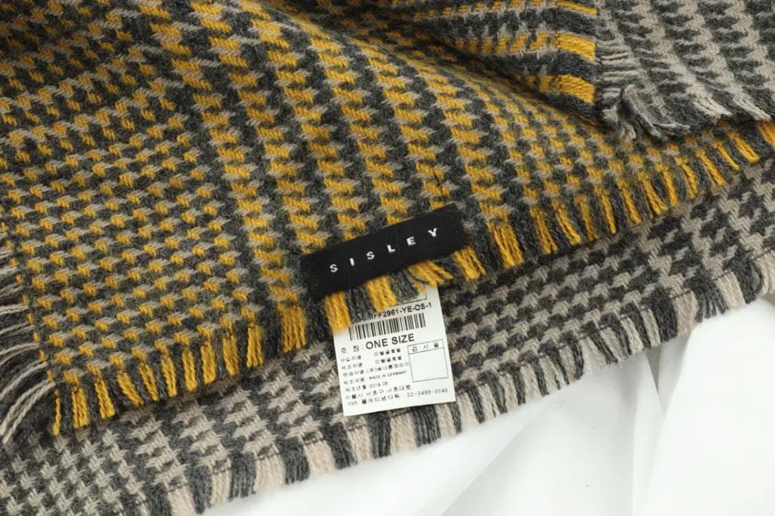 W(F) 시슬리 목도리 머플러 롱 숄 따뜻 포인트컬러 매물-25F9 상품이미지3