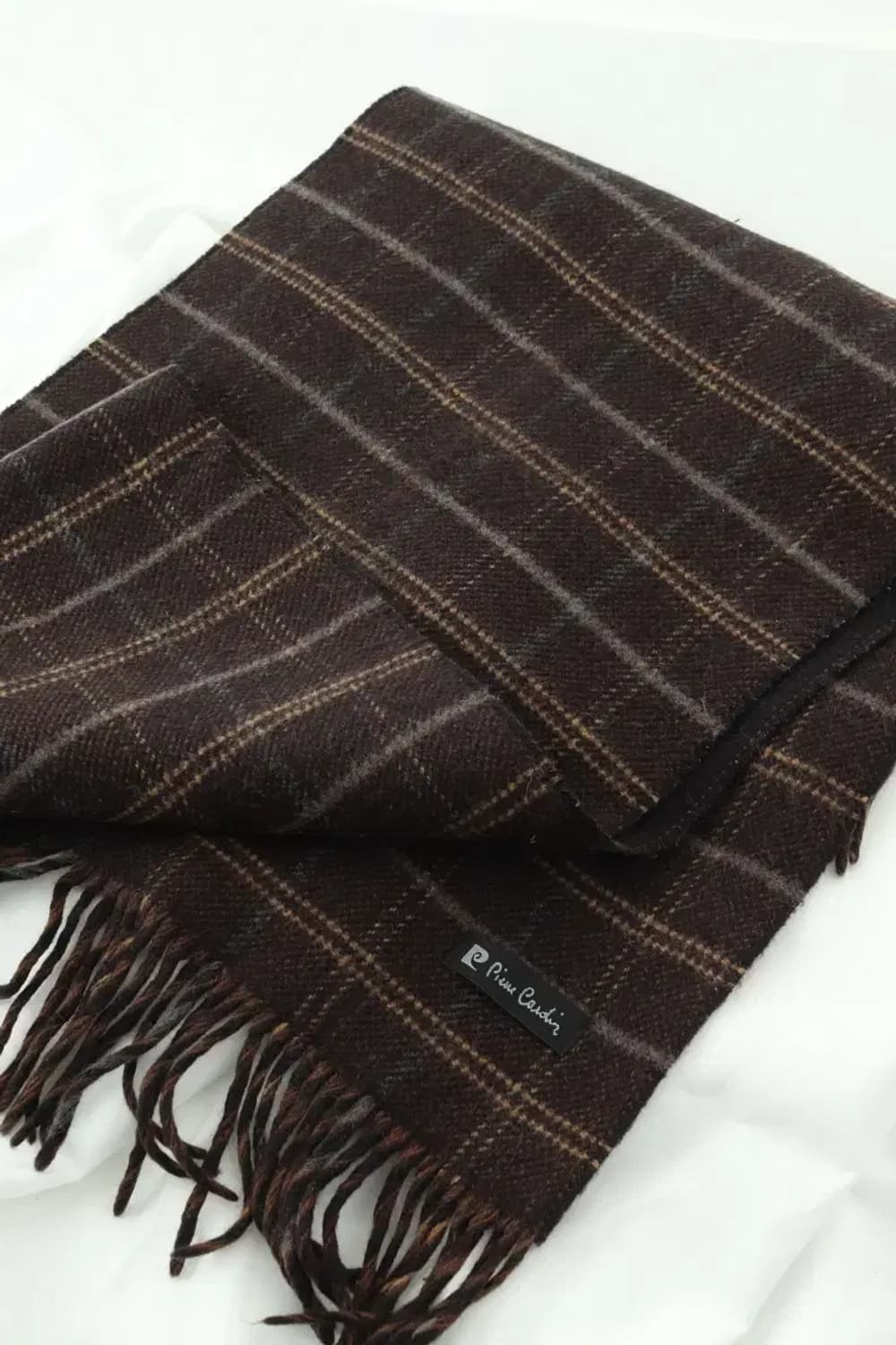 (F) 피에르가르뎅 목도리 머플러 딥브라운 포근 따뜻 보들-25FA 상품이미지1