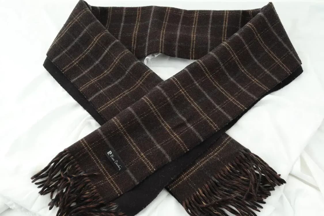 (F) 피에르가르뎅 목도리 머플러 딥브라운 포근 따뜻 보들-25FA 상품이미지4