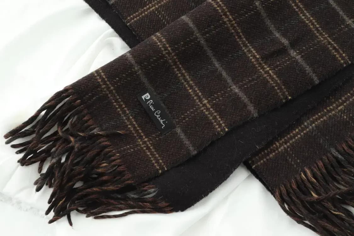 (F) 피에르가르뎅 목도리 머플러 딥브라운 포근 따뜻 보들-25FA 상품이미지5