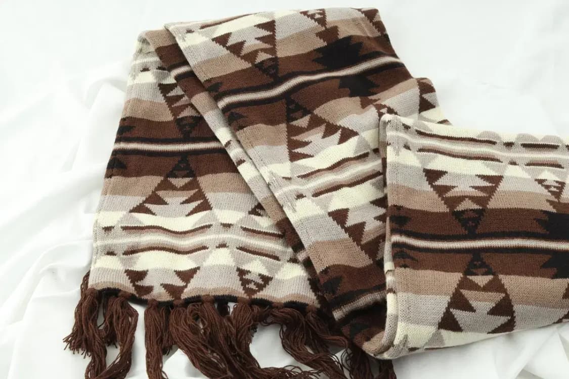 (F) 브랜드빈티지 목도리 머플러 노르딕 숏 쁘띠 아메카지-25FC 상품이미지2