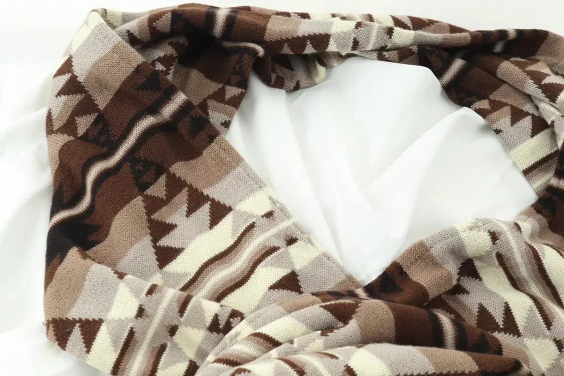 (F) 브랜드빈티지 목도리 머플러 노르딕 숏 쁘띠 아메카지-25FC 상품이미지5