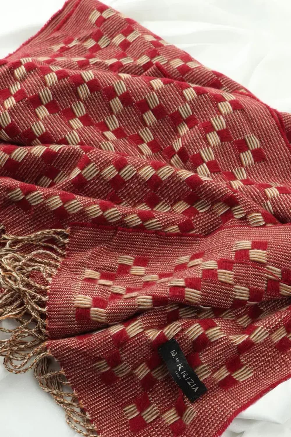 (F) 크리지아 목도리 머플러 이태리 자수 패턴 고급 보들-2601 상품이미지1