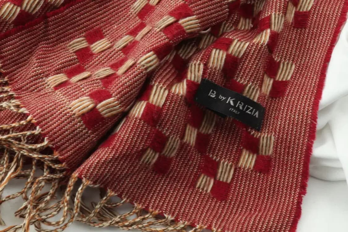 (F) 크리지아 목도리 머플러 이태리 자수 패턴 고급 보들-2601 상품이미지3