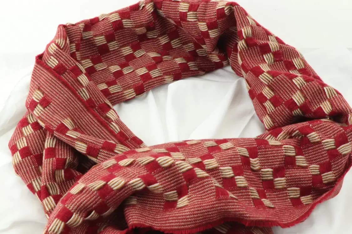 (F) 크리지아 목도리 머플러 이태리 자수 패턴 고급 보들-2601 상품이미지5