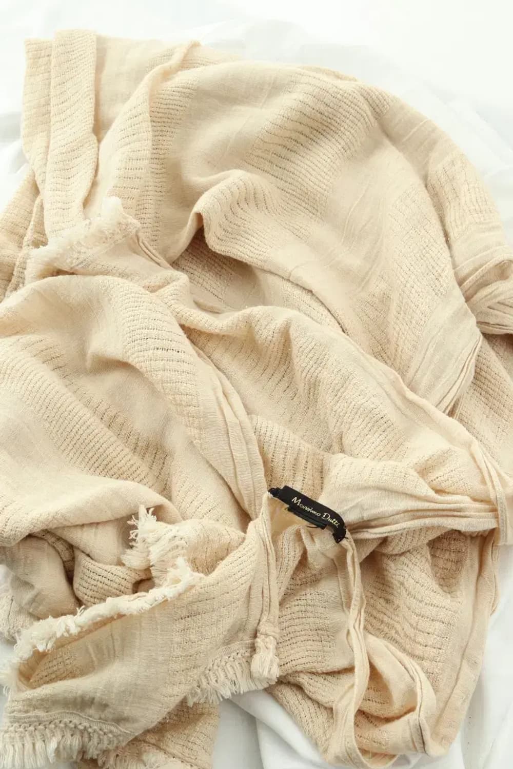 (F) 마시모두띠 목도리 머플러 롱 숄 케이프 베이지 가볍-2602 상품이미지1