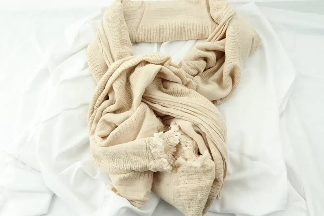 (F) 마시모두띠 목도리 머플러 롱 숄 케이프 베이지 가볍-2602 상품이미지5