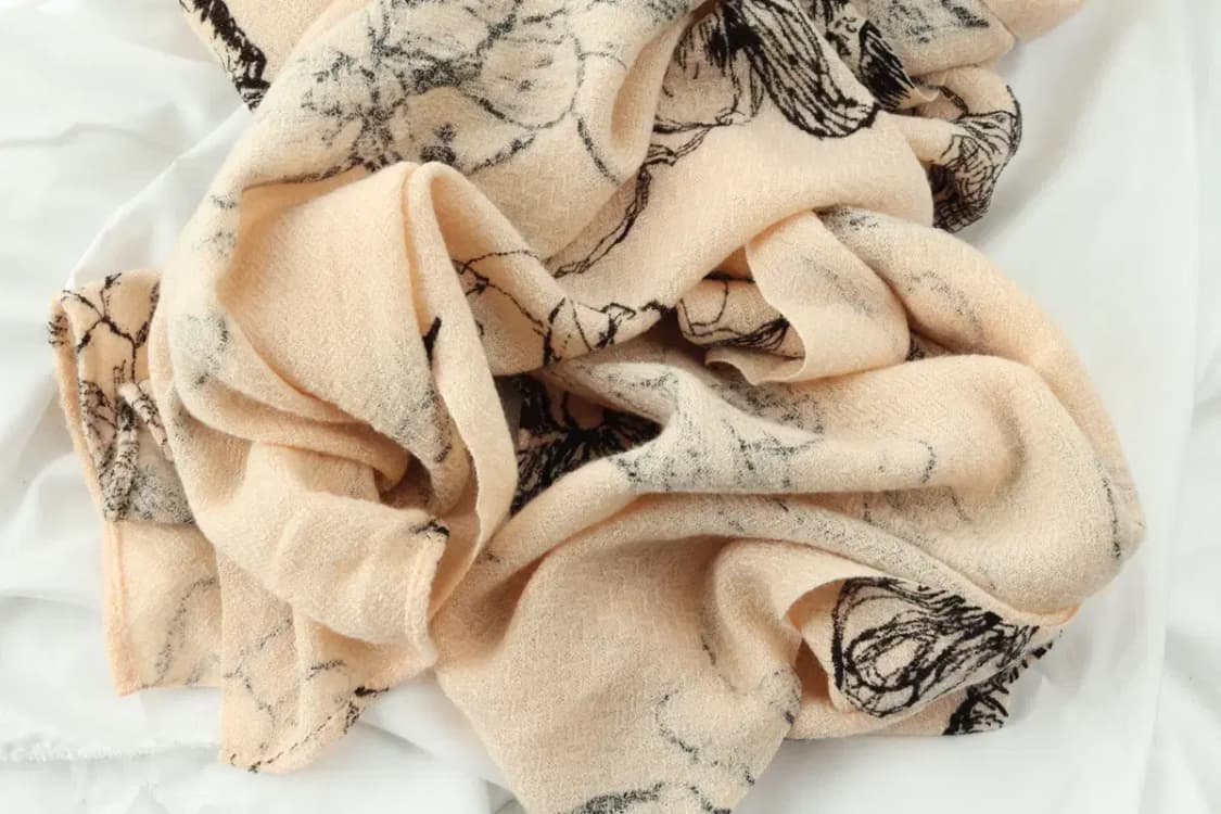 (F) 엘르 목도리 머플러 패턴 보들보들 따뜻 꽃무늬-2605 상품이미지7