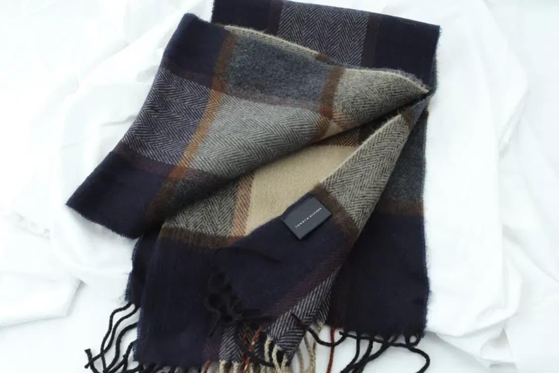 (F) 타미힐피거 목도리 머플러 아메카지 히피 보들 울-2607 상품이미지2