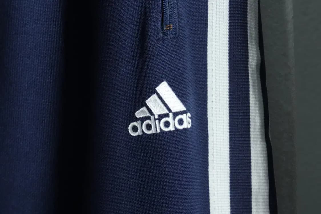 (M) 아디다스 트레이닝복 바지 사용감 네이비 삼선-2234 상품이미지5