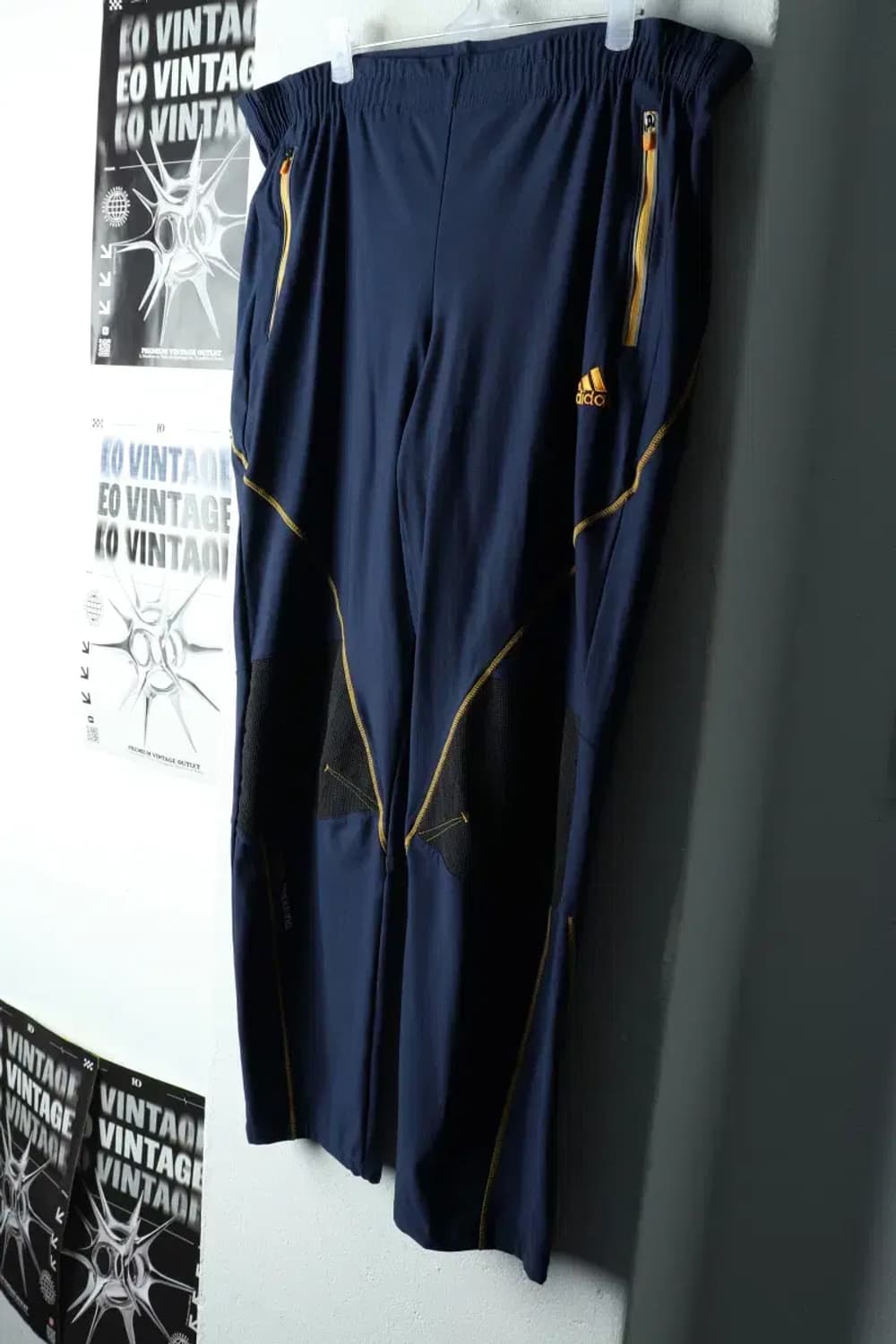 (L-XL) 아디다스 트레이닝복 바지 등산 기능성 네이비 운동-2235 상품이미지1