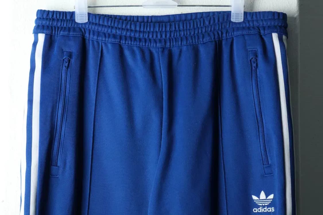 (L-XL) 아디다스 트레이닝복 바지 베켄바우어 블루 올드스쿨-2236 상품이미지3