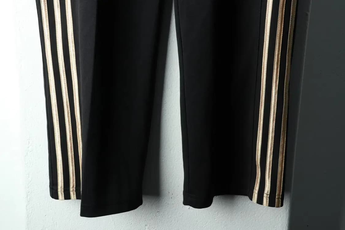 (M) 아디다스 트레이닝복 바지 블랙 삼선 금장-2237 상품이미지4