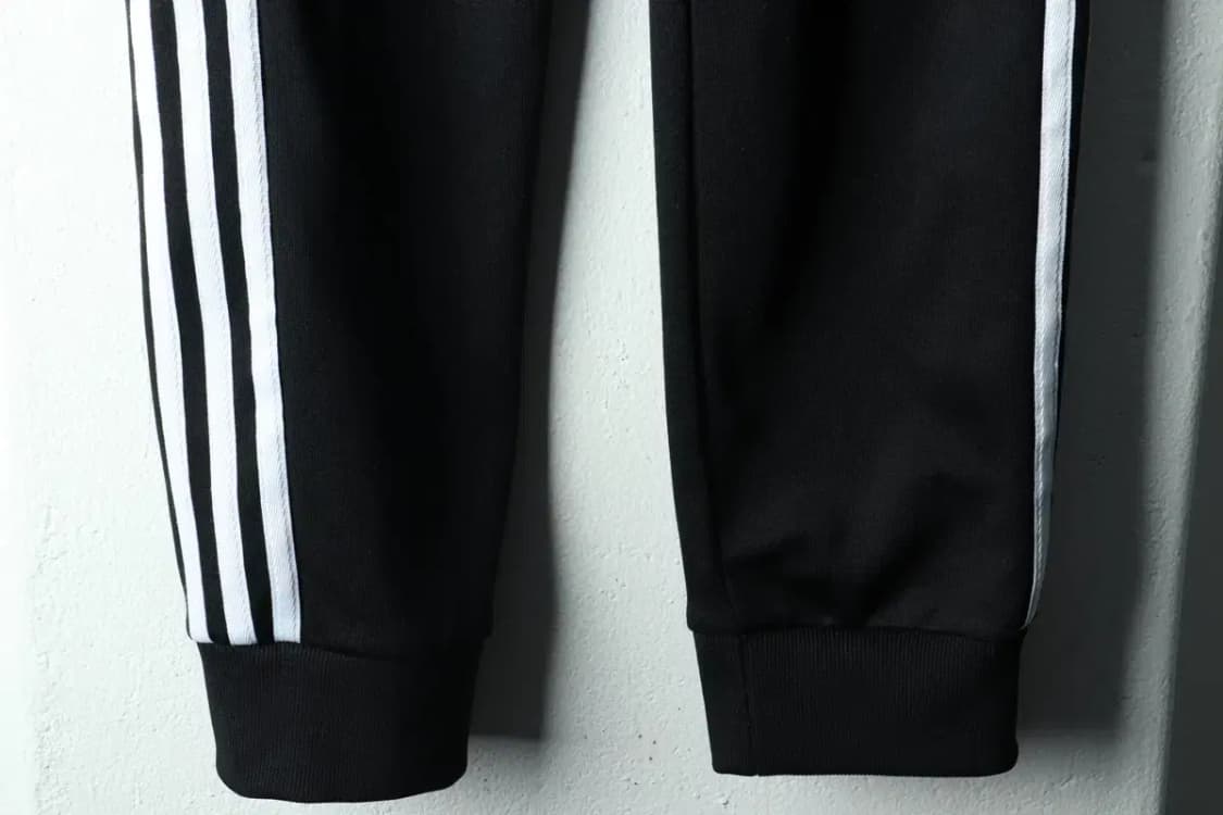 (M) 아디다스 트레이닝복 바지 파버 블랙 삼선-2238 상품이미지4