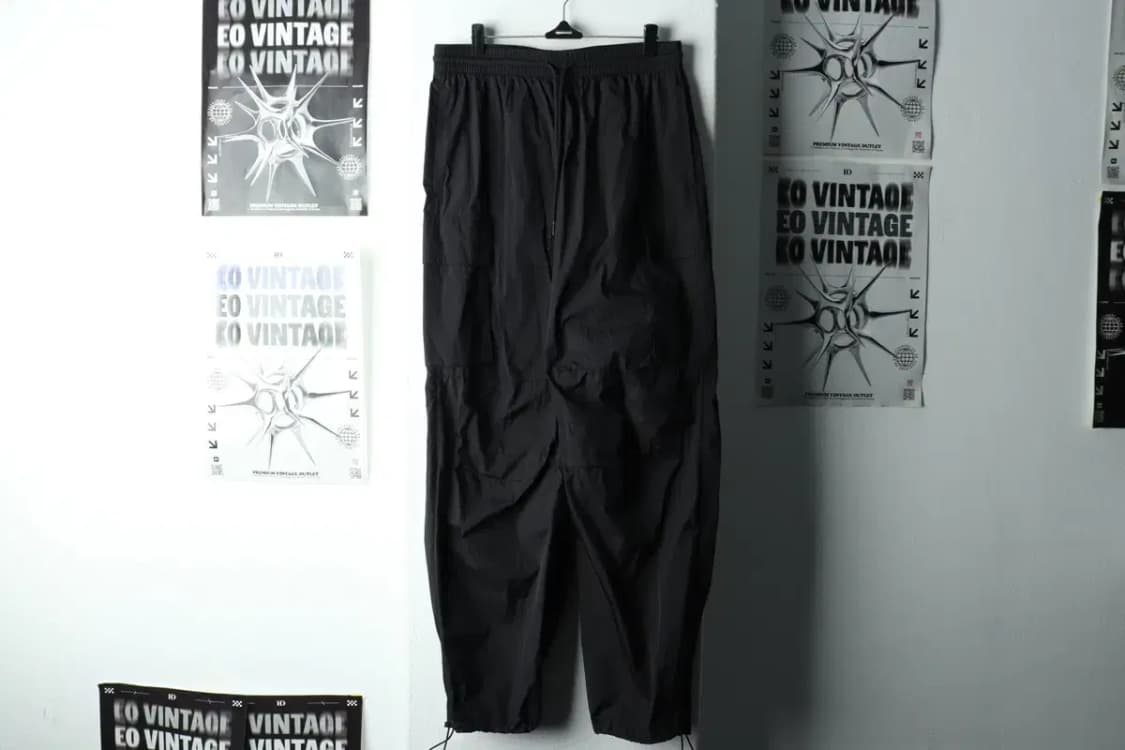 (M) 코드그라피 트레이닝복 바지 블랙 우븐 조거-223B 상품이미지2