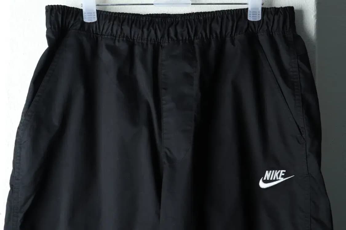 (M-L) 나이키 트레이닝복 바지 와이드 밴딩 블랙-223C 상품이미지3