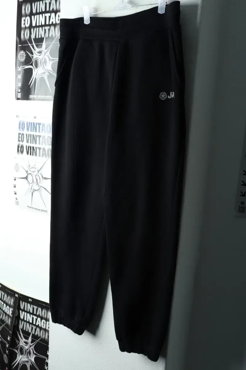 (XL) 지프 트레이닝복 바지 밴딩 블랙 조거-223E 상품이미지1