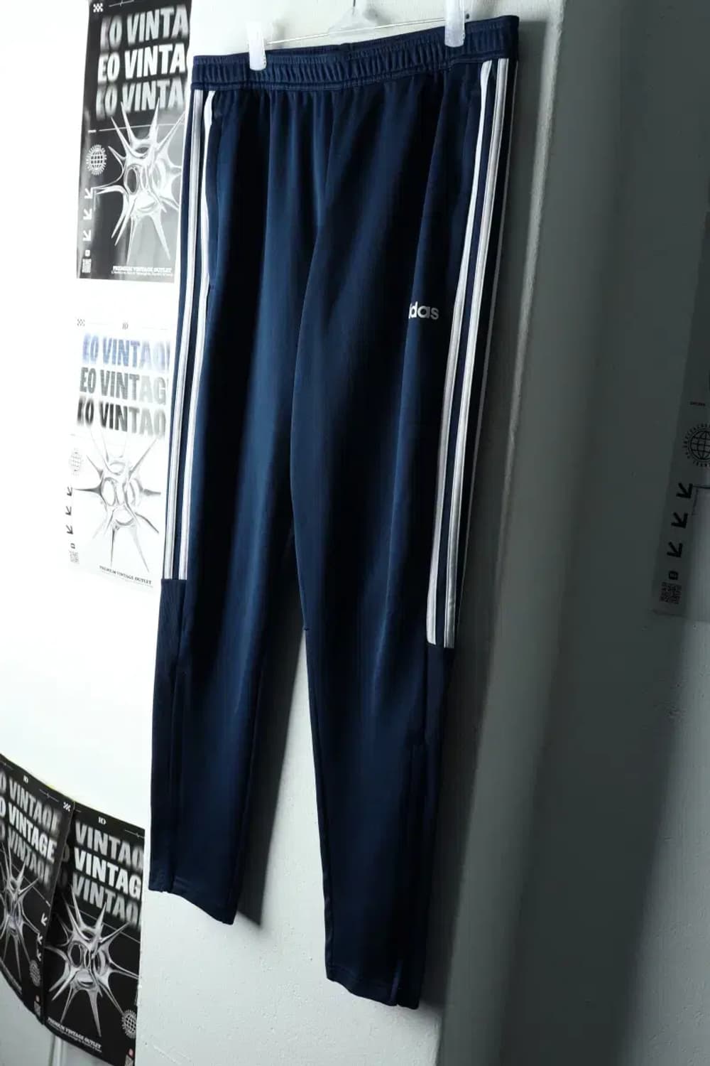 (2XL) 아디다스 트레이닝복 바지 빅사이즈 네이비 올드스쿨-2241 상품이미지1