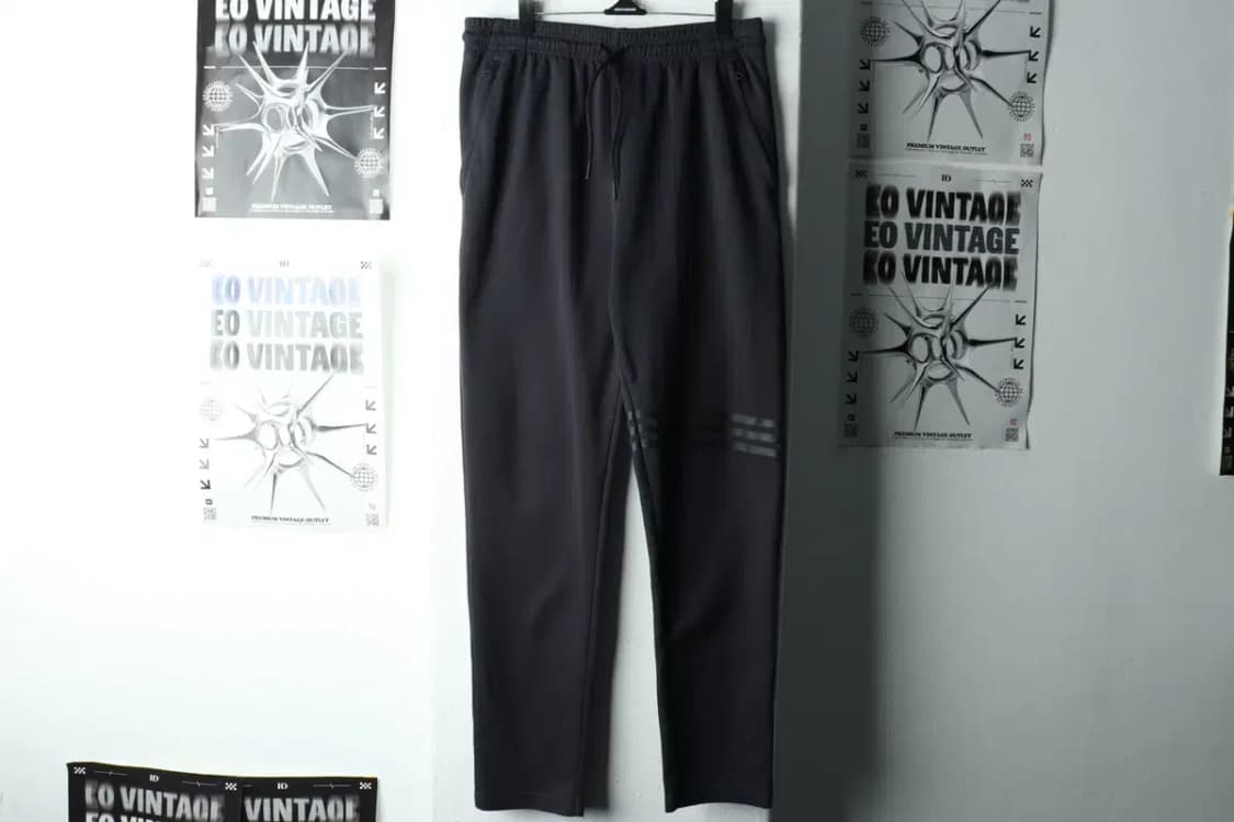 (L) 아디다스 트레이닝복 바지 사용감 밴딩 차콜-2242 상품이미지2