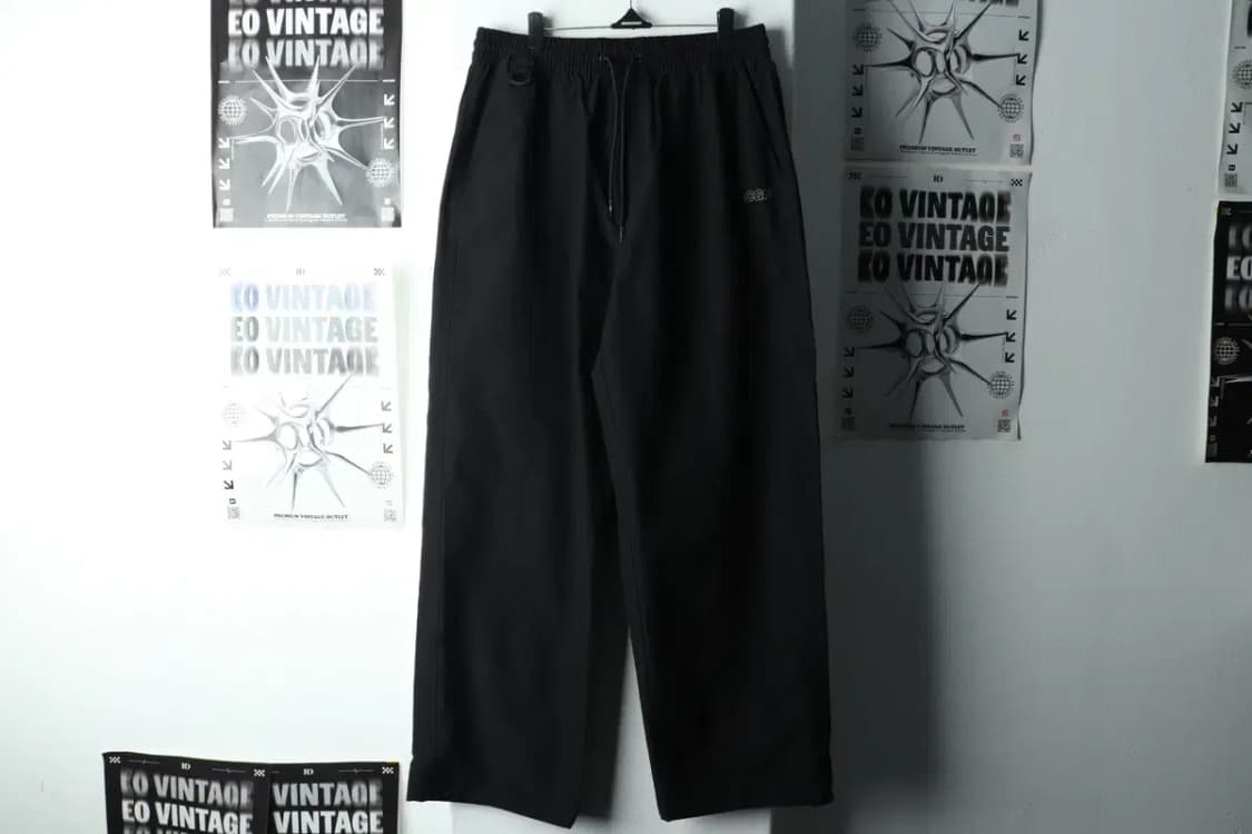 (L-XL) 코드그라피 트레이닝복 바지 새상품 우븐 블랙-2243 상품이미지2