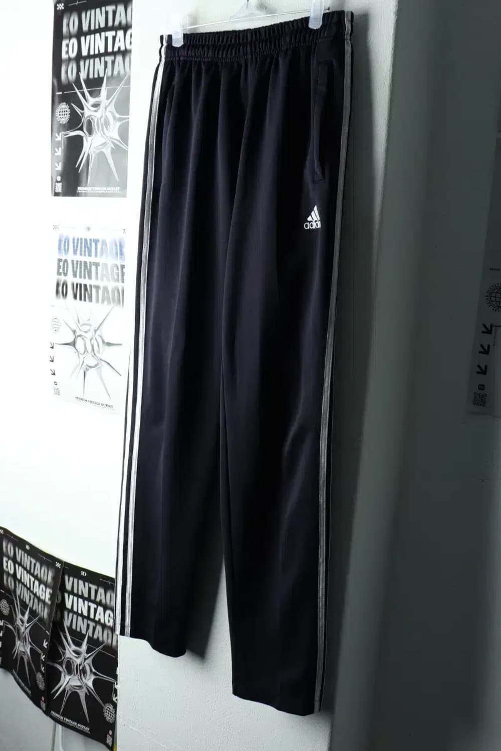 (L) 아디다스 트레이닝복 바지 네이비 삼선 올드스쿨-2244 상품이미지1