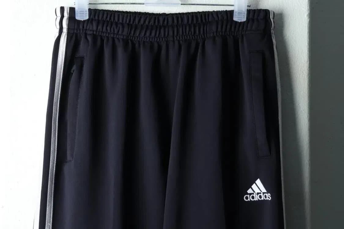 (L) 아디다스 트레이닝복 바지 네이비 삼선 올드스쿨-2244 상품이미지3