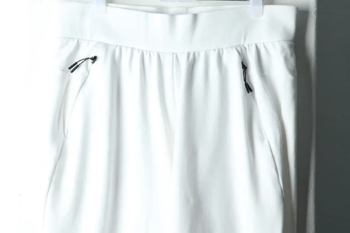 W(M) 아디다스 트레이닝복 바지 밴딩 화이트 면-2245 상품이미지3