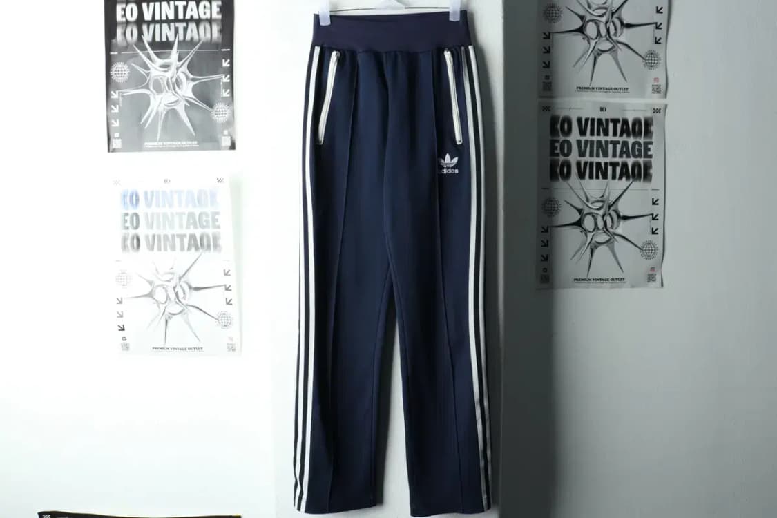 W(M) 아디다스 트레이닝복 바지 리폼 커스텀 네이비 삼선-2247 상품이미지2