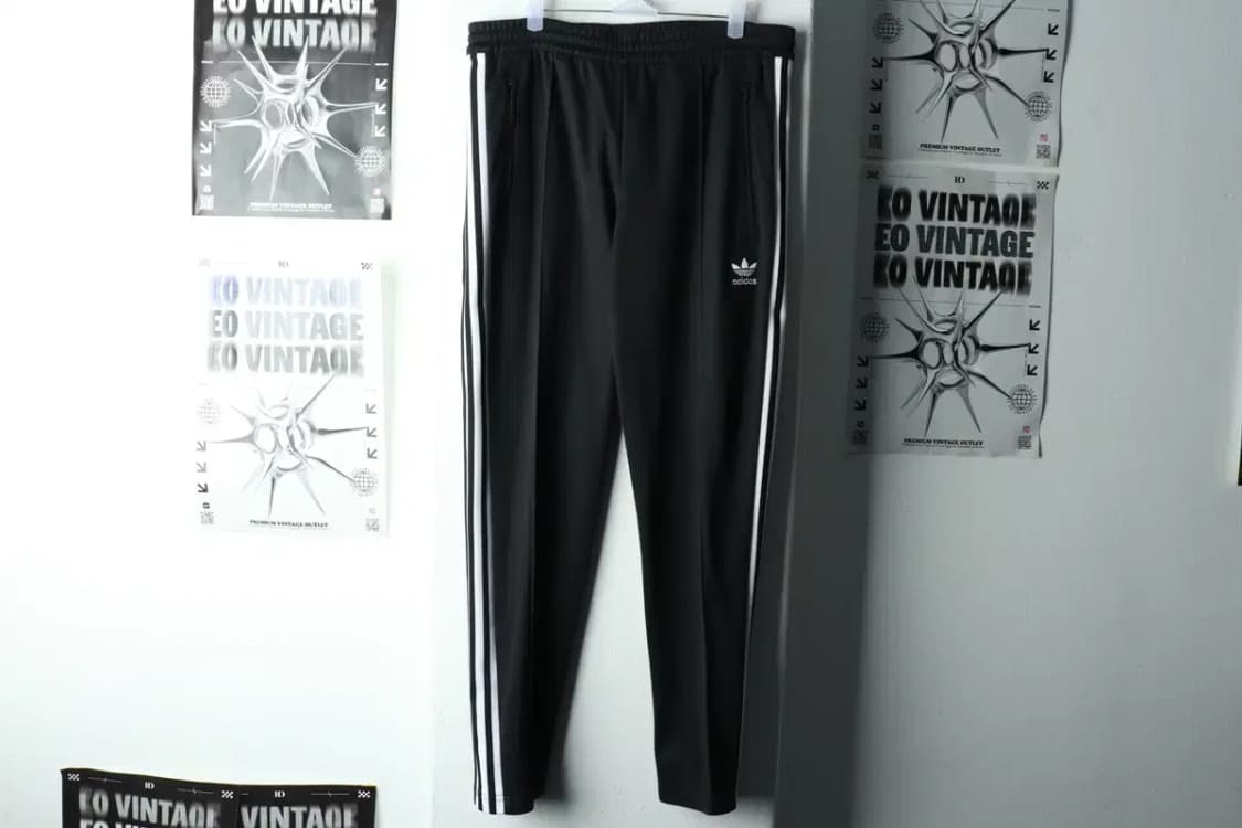 (L) 아디다스 트레이닝복 바지 베켄바우어 블랙 올드스쿨-2249 상품이미지2