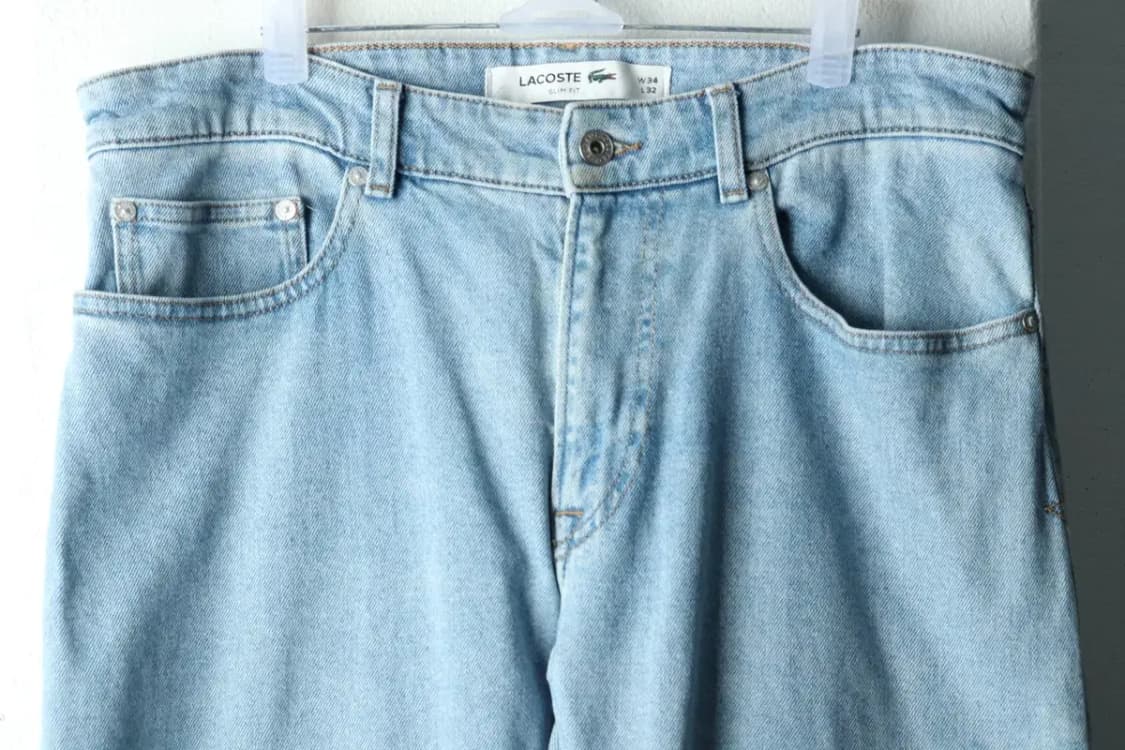 (XL) 라코스테 청바지 데님 연청 슬림핏-224A 상품이미지3