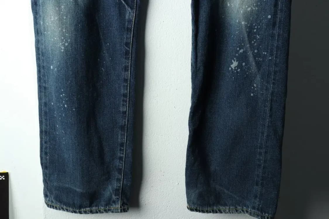(XL) 프라그먼트 청바지 데님 새상품 뱅퀴시 사시코-224C 상품이미지5