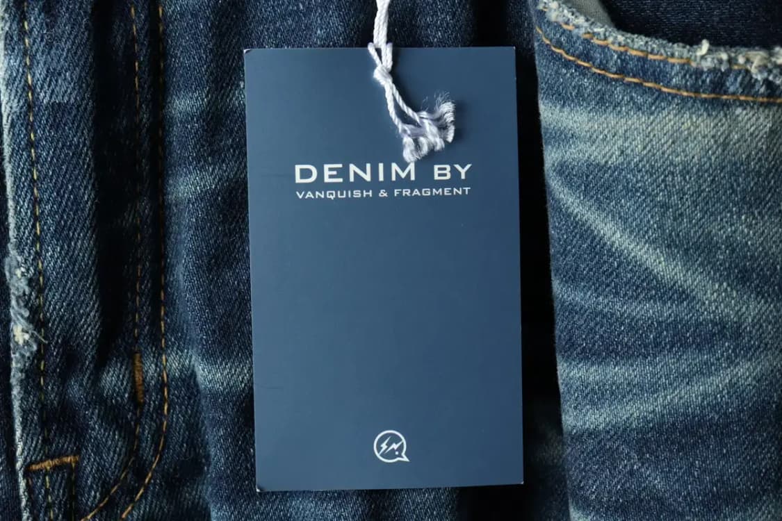 (XL) 프라그먼트 청바지 데님 새상품 뱅퀴시 사시코-224C 상품이미지9