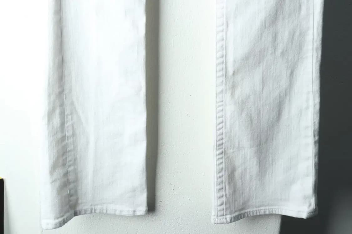 W(S-M) 트루릴리젼 면바지 팬츠 화이트 나팔 Y2K-224E 상품이미지4