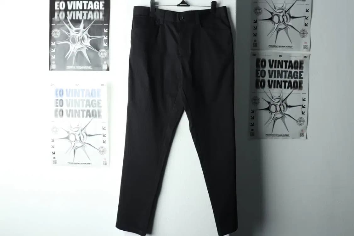 (S-L) 캘빈클라인 슬랙스 경량 바지 스트라이프 블랙-2251 상품이미지2