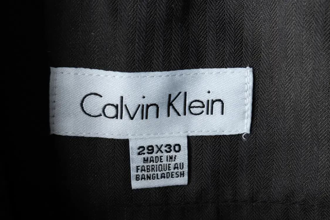 (S-L) 캘빈클라인 슬랙스 경량 바지 스트라이프 블랙-2251 상품이미지6