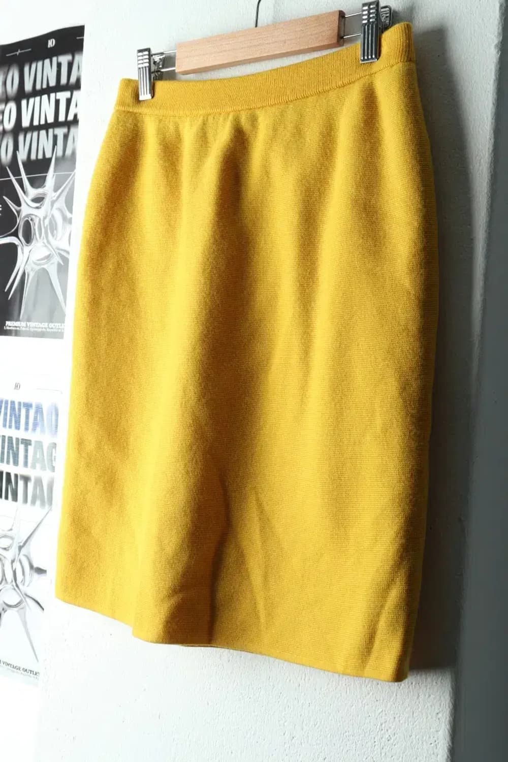 W(S) 입생로랑 스커트 치마 따뜻 니트 개나리 키치-2255 상품이미지1