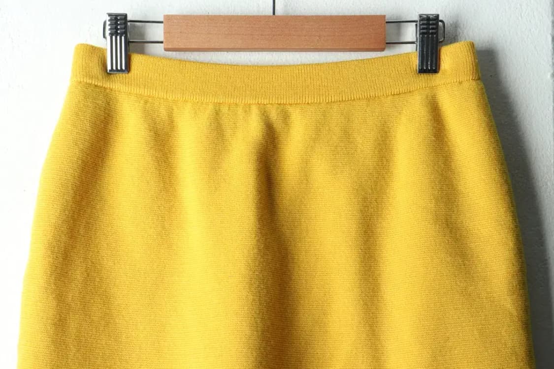 W(S) 입생로랑 스커트 치마 따뜻 니트 개나리 키치-2255 상품이미지3
