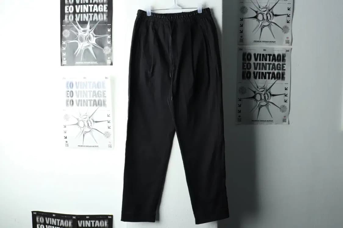 (M-L) 모마디자인 트레이닝복 바지 새상품 가죽 밴딩 블랙-2258 상품이미지2