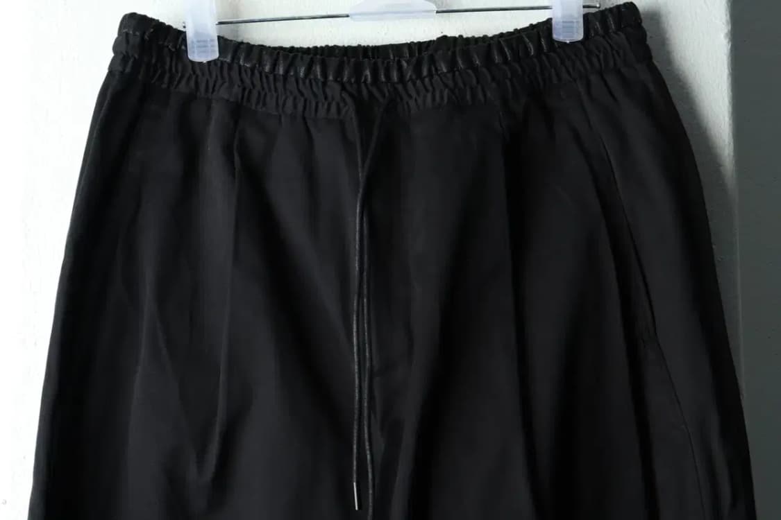 (M-L) 모마디자인 트레이닝복 바지 새상품 가죽 밴딩 블랙-2258 상품이미지3