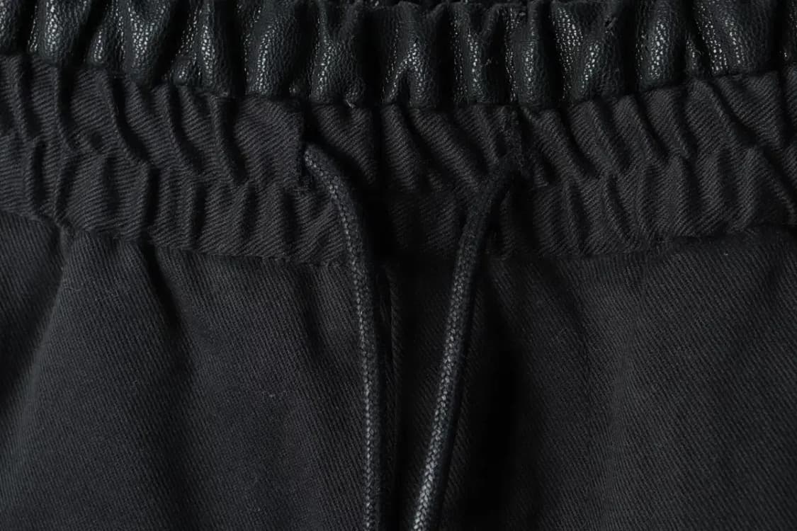 (M-L) 모마디자인 트레이닝복 바지 새상품 가죽 밴딩 블랙-2258 상품이미지5