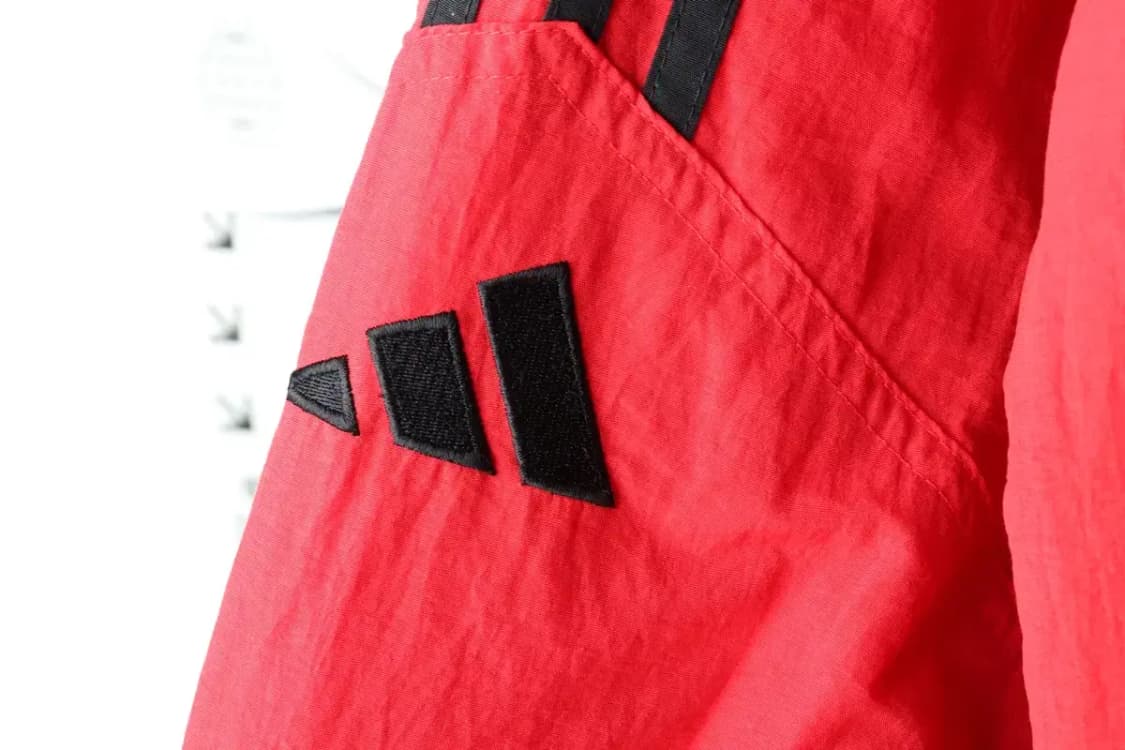 (M-XL) 아디다스 집업 바람막이 점퍼자켓 90년대 검빨-16280 상품이미지6