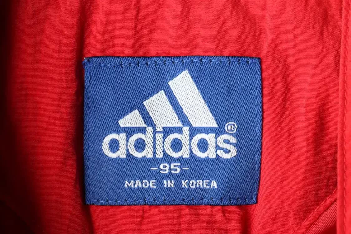 (M-XL) 아디다스 집업 바람막이 점퍼자켓 90년대 검빨-16280 상품이미지7