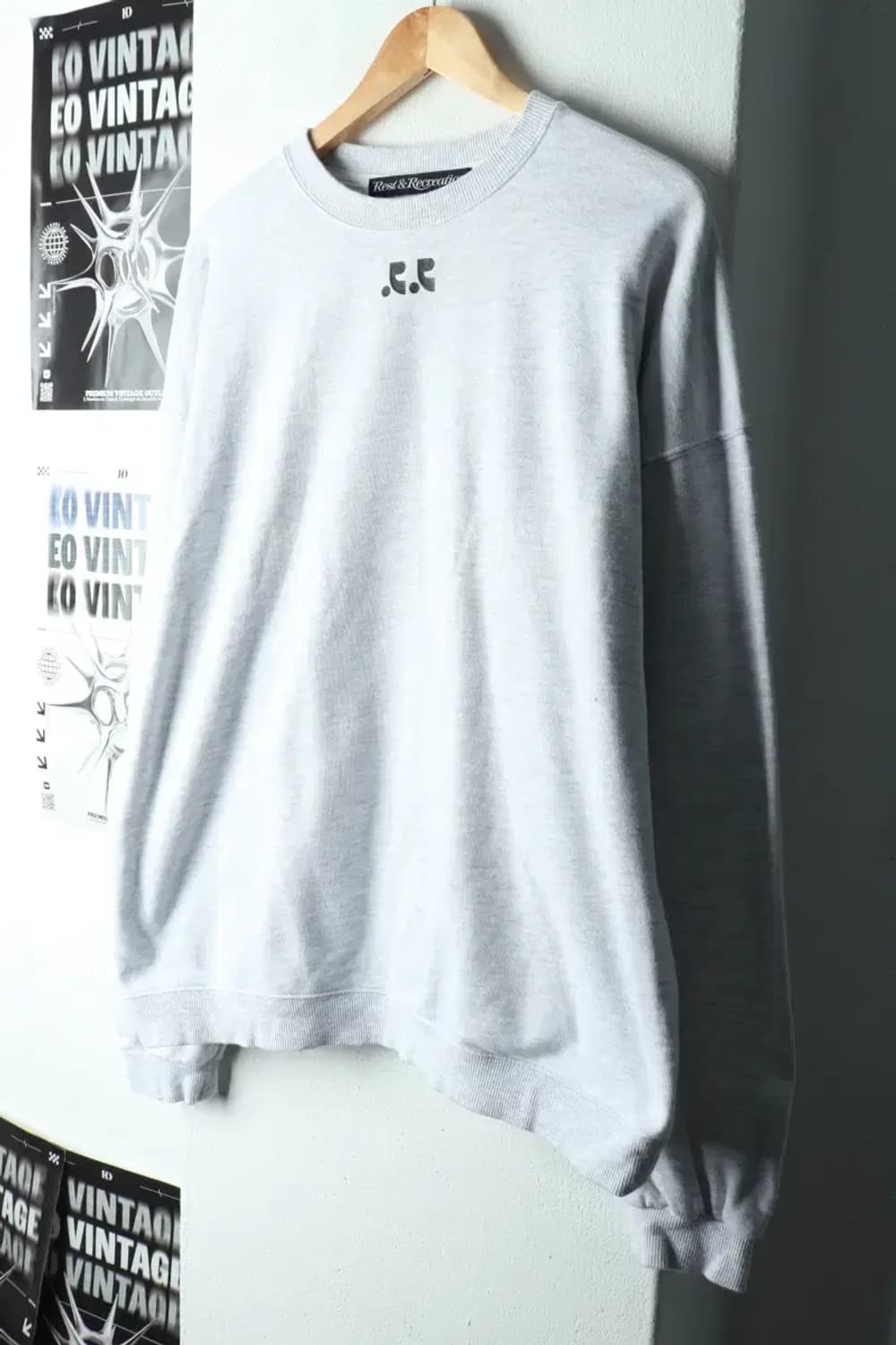 W(F) 레스트앤레크레이션 맨투맨 티셔츠 맥멜란지 올드스쿨-1628E 상품이미지1