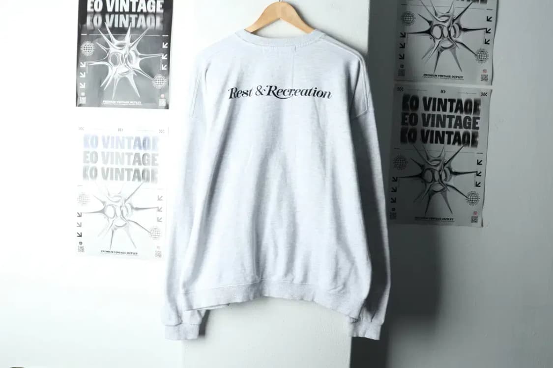 W(F) 레스트앤레크레이션 맨투맨 티셔츠 맥멜란지 올드스쿨-1628E 상품이미지6