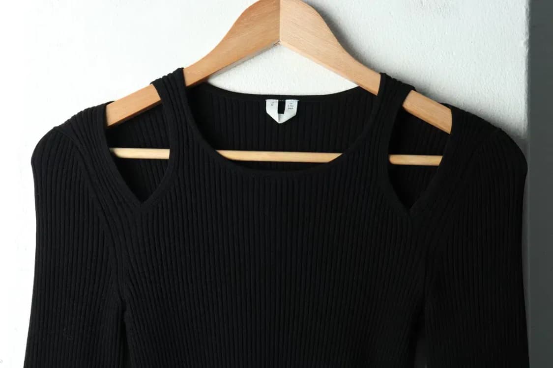 W(L-XL) 아르켓 니트 슬림핏 골댄 블랙-16292 상품이미지3